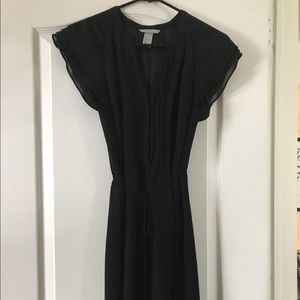 H&M Sheer Dress Tie Waist